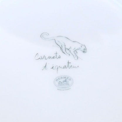 Hermes Red Road Sketch Dessert Plate — view 6