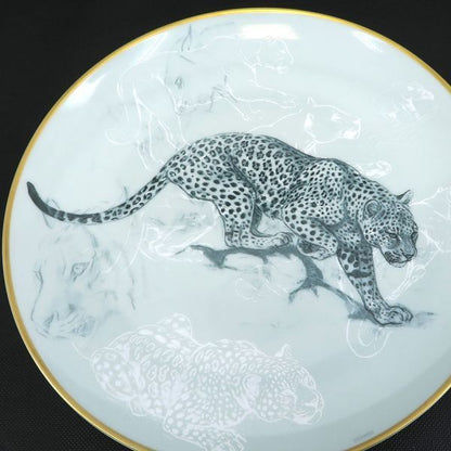 Hermes Red Road Sketch Dessert Plate — view 3
