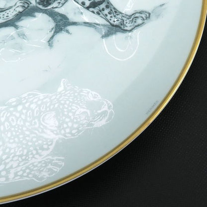 Hermes Red Road Sketch Dessert Plate — view 4