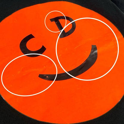 Dior Short Sleeve T-Shirt CD Smile Galliano Era Top 36 Black Orange Cotton 100% — view 8