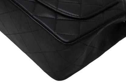 Chanel Mini Quilted 17 S Flap S Chain Shoulder Bag CC Logo Lambskin Black — view 8