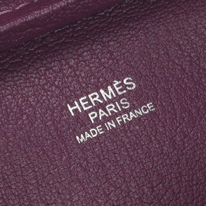 Hermes Plume 28 Tote Evercolor Anemone Pink Purple Silver Handbag — view 7