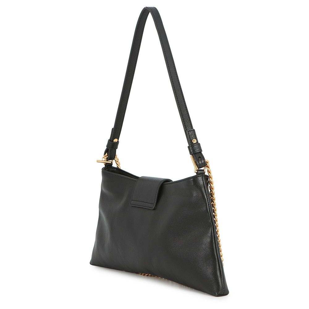 Celine Handbag Triomphe Wiltern Clutch Leather Black — view 2
