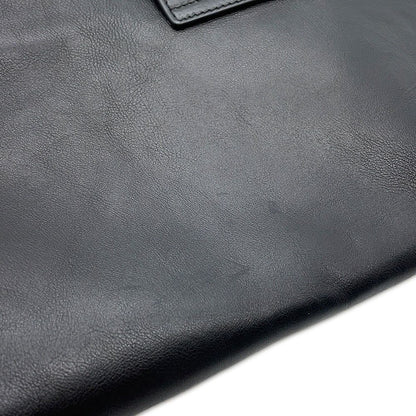 Celine Handbag Triomphe Wiltern Clutch Leather Black — view 8