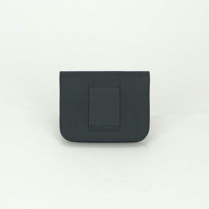 Hermes Constance Slim Wallet Bifold Mini Epsom Noir Black Gold Veau — view 2