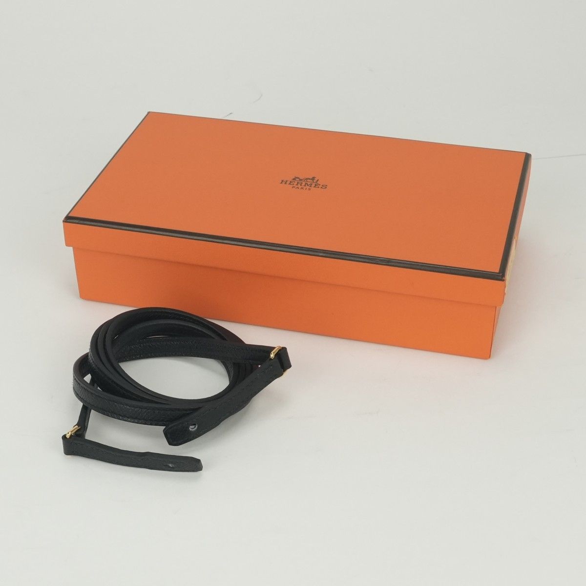 Hermes Kelly Wallet to Go Epsom Noir Black Gold Veau — view 9