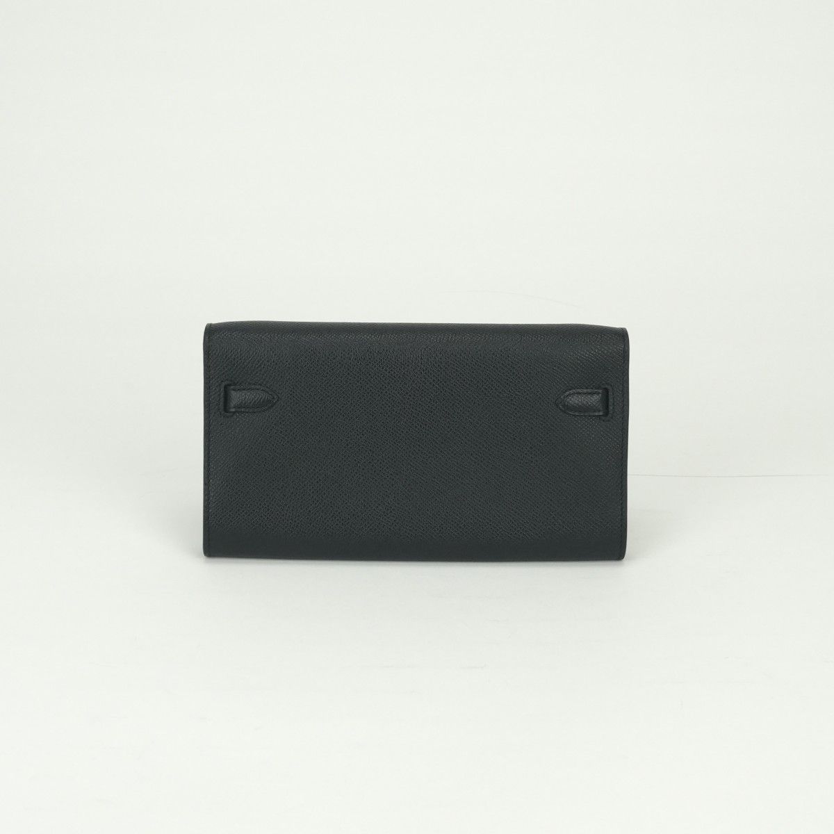 Hermes Kelly Wallet to Go Epsom Noir Black Gold Veau — view 2