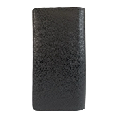 Louis Vuitton Taiga Portefeuille Brazza Noir Black Wallet — view 2