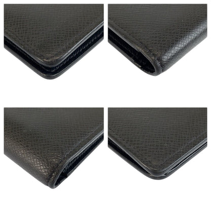Louis Vuitton Taiga Portefeuille Brazza Noir Black Wallet — view 8