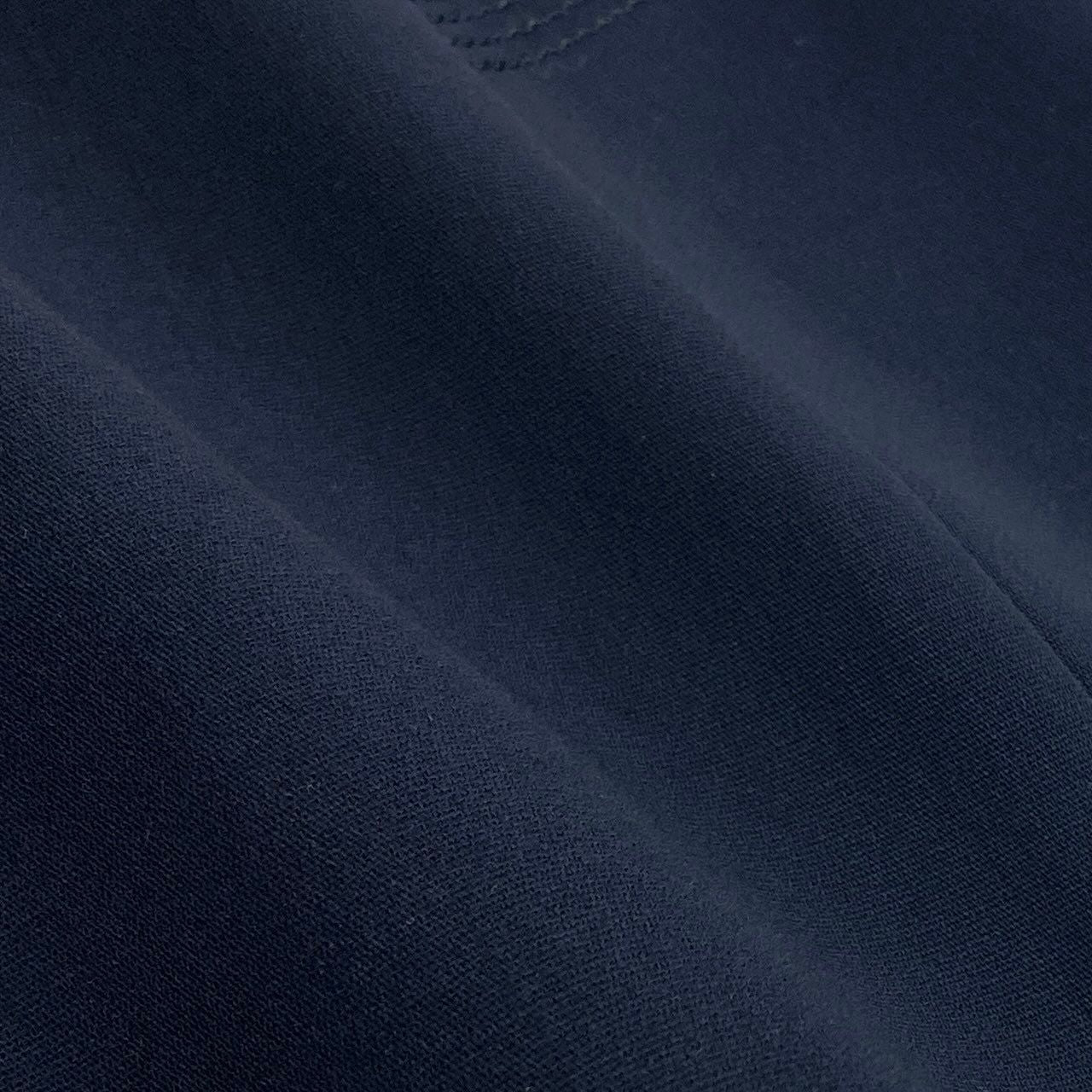 Dior Tailored Jacket Black Leather M Dark Navy Wool — view 5