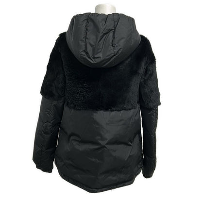 Moncler Down Jacket 00 XS Lieux Black Rabbit Fur Winter — view 2