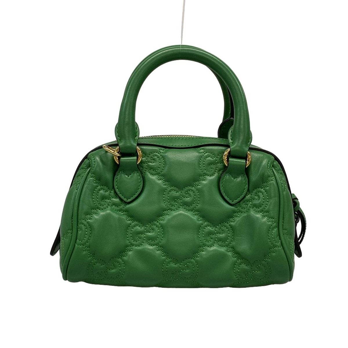 Gucci Handbag GG Matelasse Green Leather — view 3