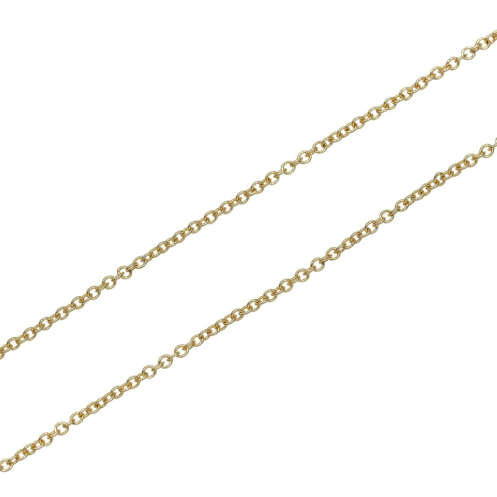 Tiffany & Co Cruciform Gold Diamond Necklace — view 5