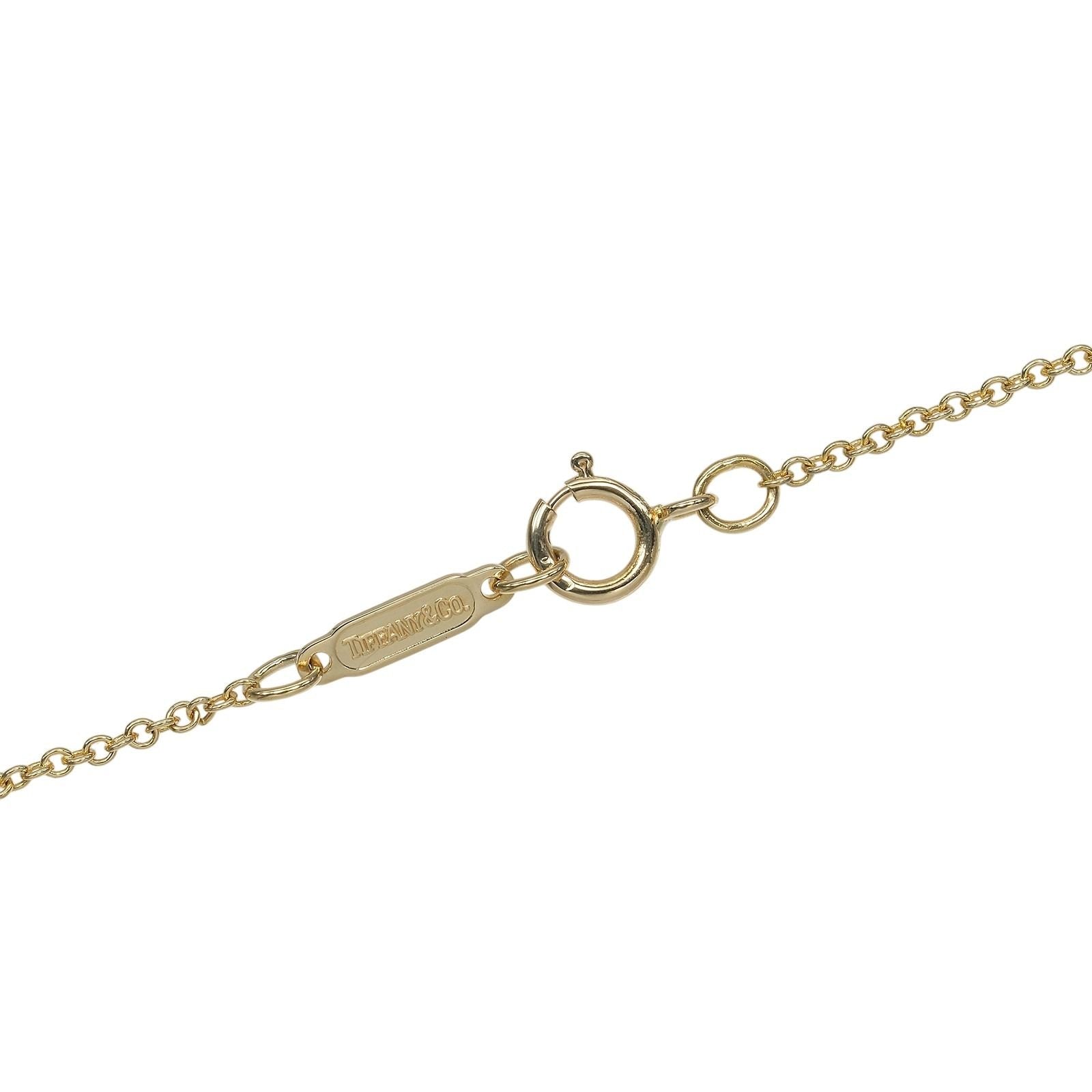 Tiffany & Co Cruciform Gold Diamond Necklace — view 6