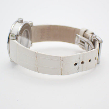 Tiffany & Co Atlas Date Automatic Watch White Dial Ceramic SS Leather Strap Pawn — view 5