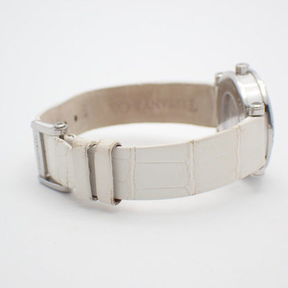 Tiffany & Co Atlas Date Automatic Watch White Dial Ceramic SS Leather Strap Pawn — view 4