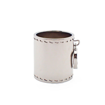 Hermes Scarf Ring Horse Shoe Silver — view 4