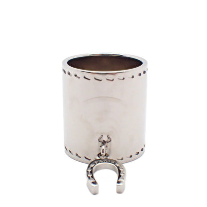Hermes Scarf Ring Horse Shoe Silver — view 5