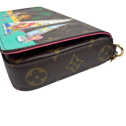 Louis Vuitton Pochette Felicity Monogram Shoulder Bag Vivienne Tropical Resort — view 6