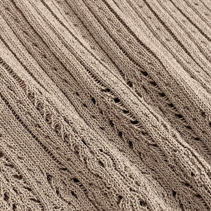 Dior Galiano Era Sleeveless Neck Knit Sweater Cotton Silk Top 38 Beige — view 6