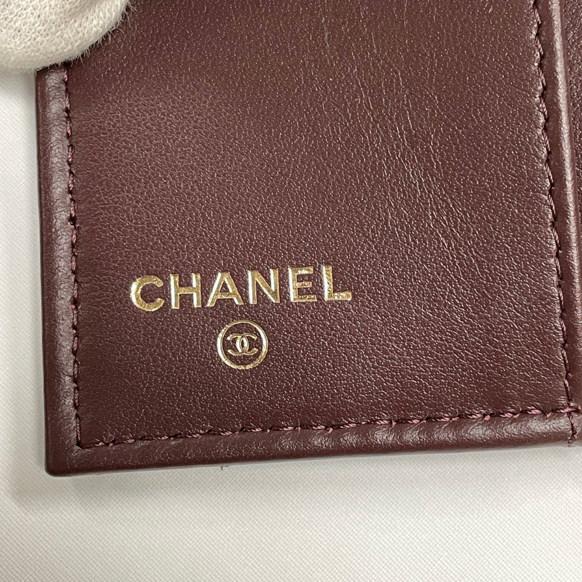 Chanel Trifold Wallet Zippy Caviar Leather Black — view 4