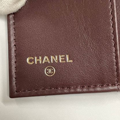 Chanel Trifold Wallet Zippy Caviar Leather Black — view 4