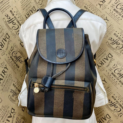 Fendi Vintage Pecan Backpack Brown
