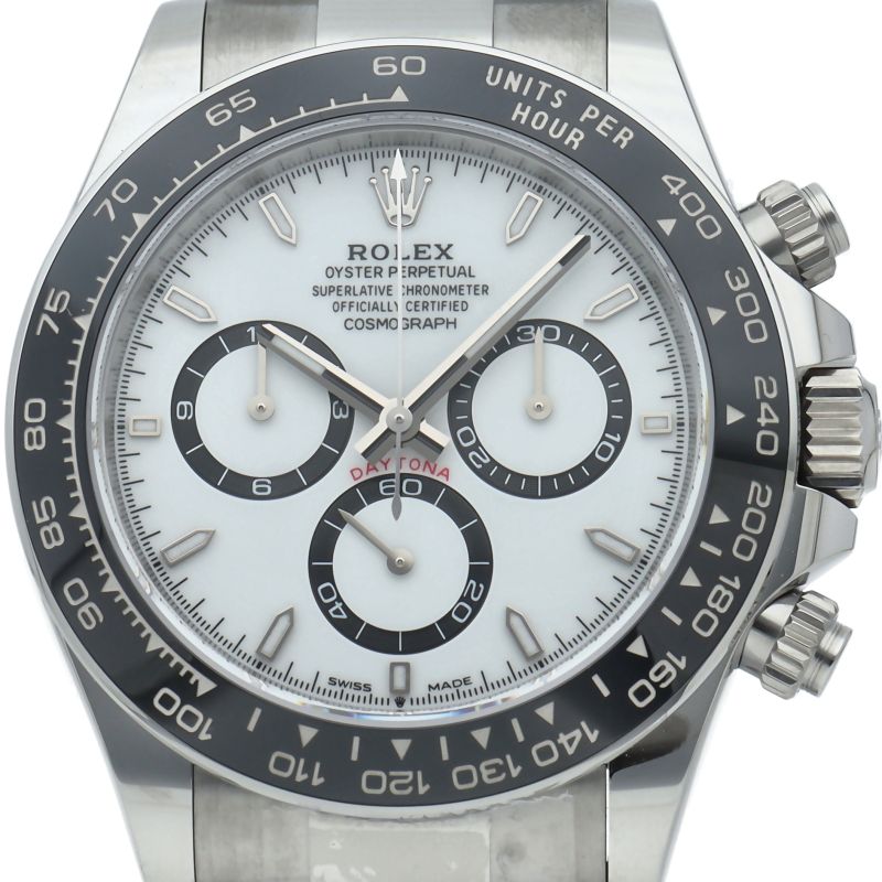 Rolex Cosmograph Daytona Watch Box SS Ceramic White New