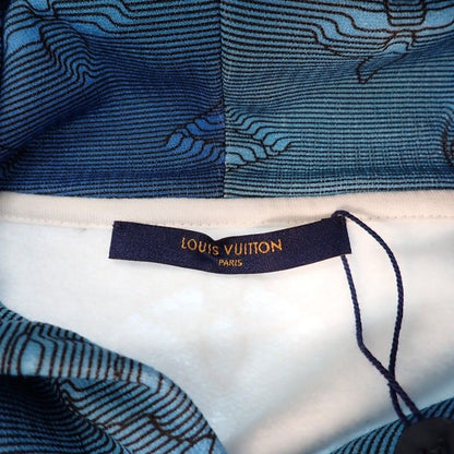 Louis Vuitton Monogram Printed Overhood M Hoodie Cotton Blue — view 7