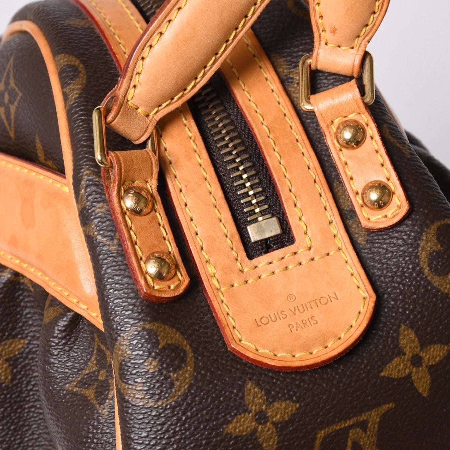 Louis Vuitton Clara Bag Monogram Leather Brown — view 5