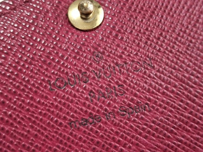 Louis Vuitton Wallet Porte Feuille Sarah Brown Fuchsia Monogram Bifold — view 7
