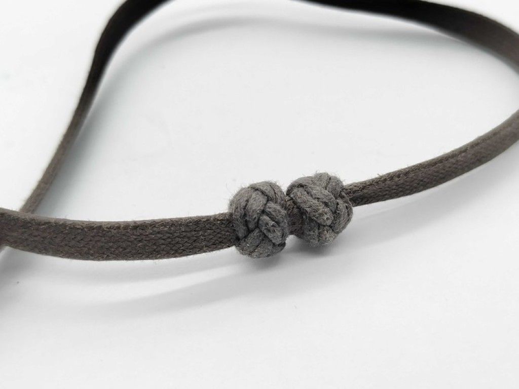 Hermes Necklace Ismu Brown Buffalo Horn Series Button — view 6