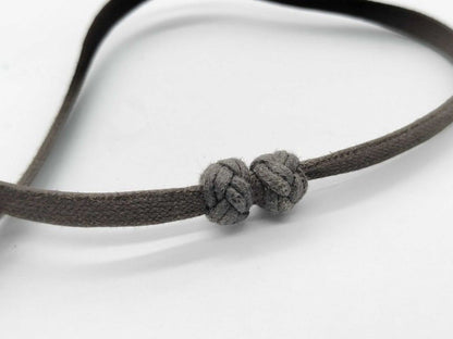 Hermes Necklace Ismu Brown Buffalo Horn Series Button — view 6