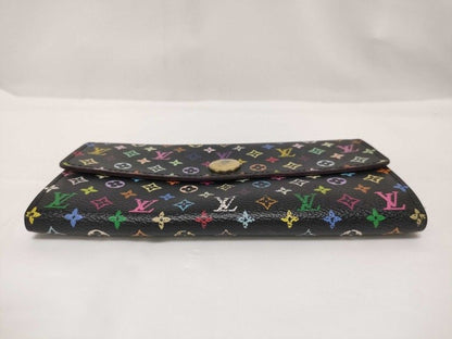 Louis Vuitton Wallet Porte Feuille Sarah Grenade Monogram Multicolor Bifold Gold — view 3