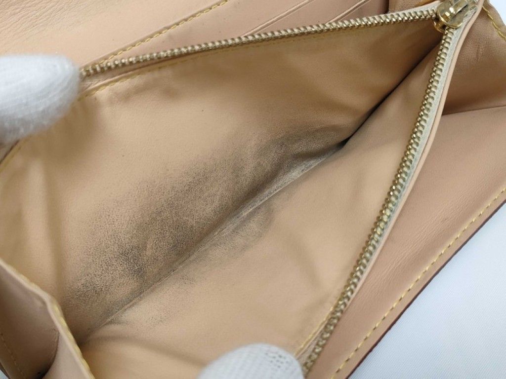 Louis Vuitton Wallet Porte Feuille Sarah Grenade Monogram Multicolor Bifold Gold — view 9