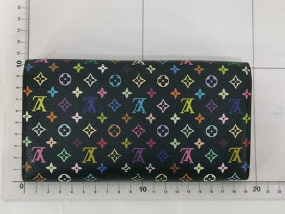 Louis Vuitton Wallet Porte Feuille Sarah Grenade Monogram Multicolor Bifold Gold — view 2