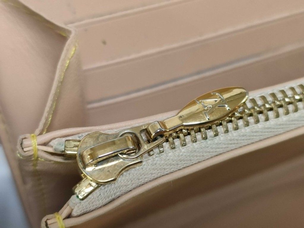 Louis Vuitton Wallet Porte Feuille Sarah Grenade Monogram Multicolor Bifold Gold — view 8