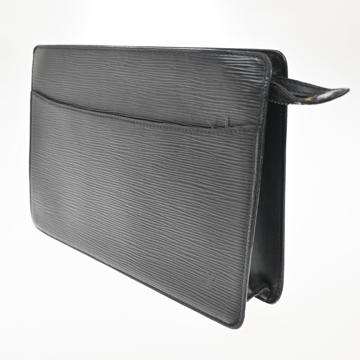 Louis Vuitton Pochette Homme Clutch Handbag Epi Black — view 2