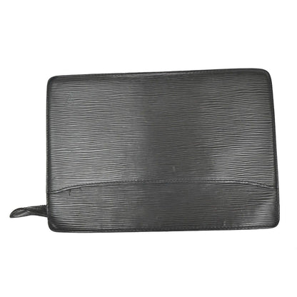 Louis Vuitton Pochette Homme Clutch Handbag Epi Black — view 5