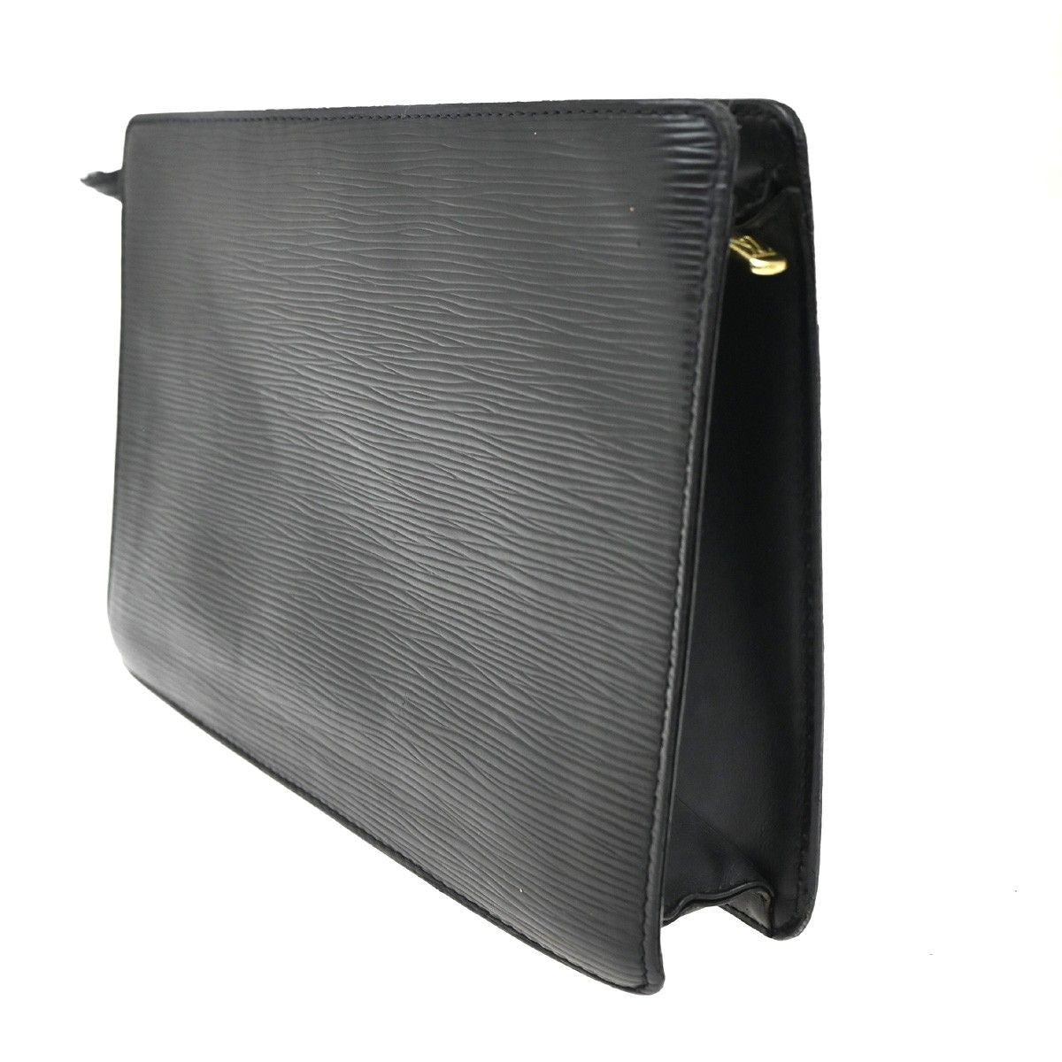 Louis Vuitton Pochette Homme Clutch Handbag Epi Black — view 4