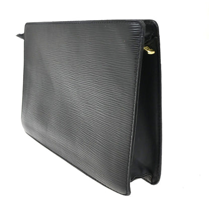 Louis Vuitton Pochette Homme Clutch Handbag Epi Black — view 4