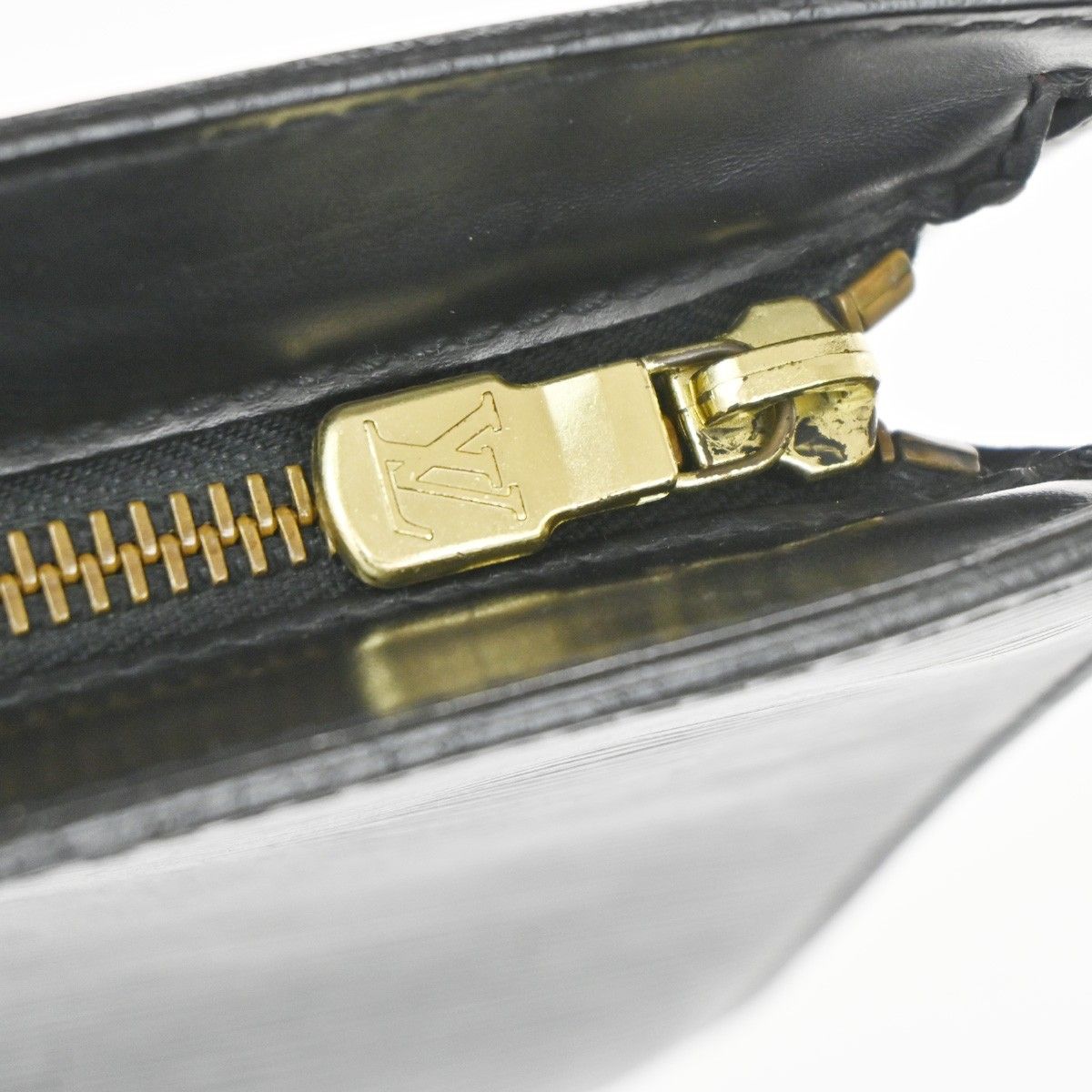Louis Vuitton Pochette Homme Clutch Handbag Epi Black — view 8