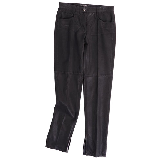 Chanel Pants Denim Black