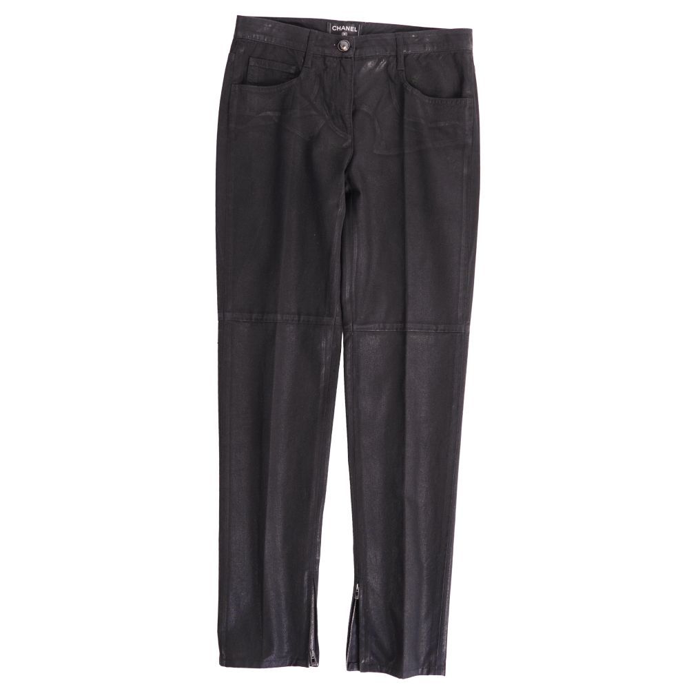 Chanel Pants Denim Black — view 2