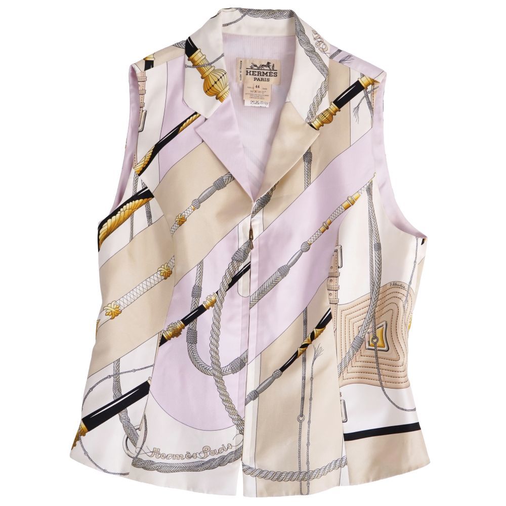 Hermes Vintage Vest Gilet Clic Clac