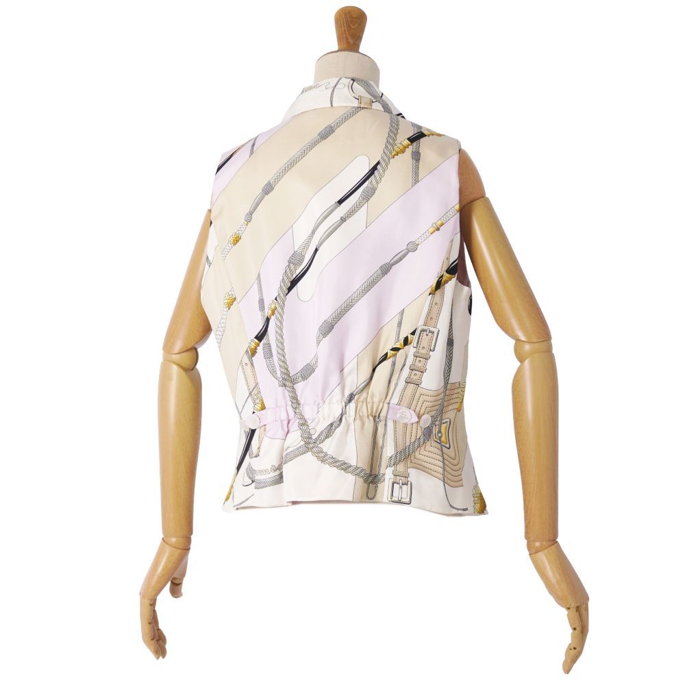 Hermes Vintage Vest Gilet Clic Clac — view 5