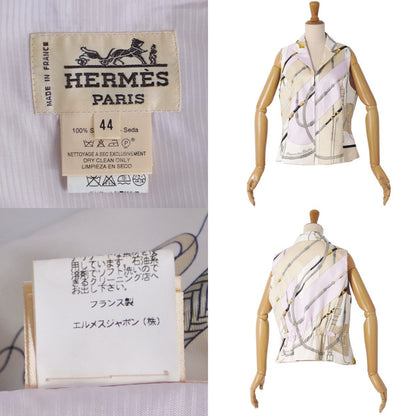 Hermes Vintage Vest Gilet Clic Clac — view 8