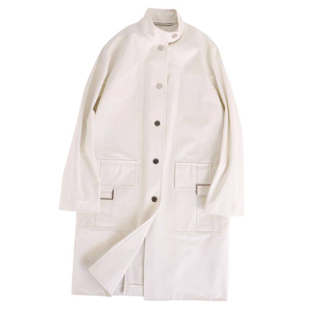 Hermes Coat Long Cotton Gabarge
