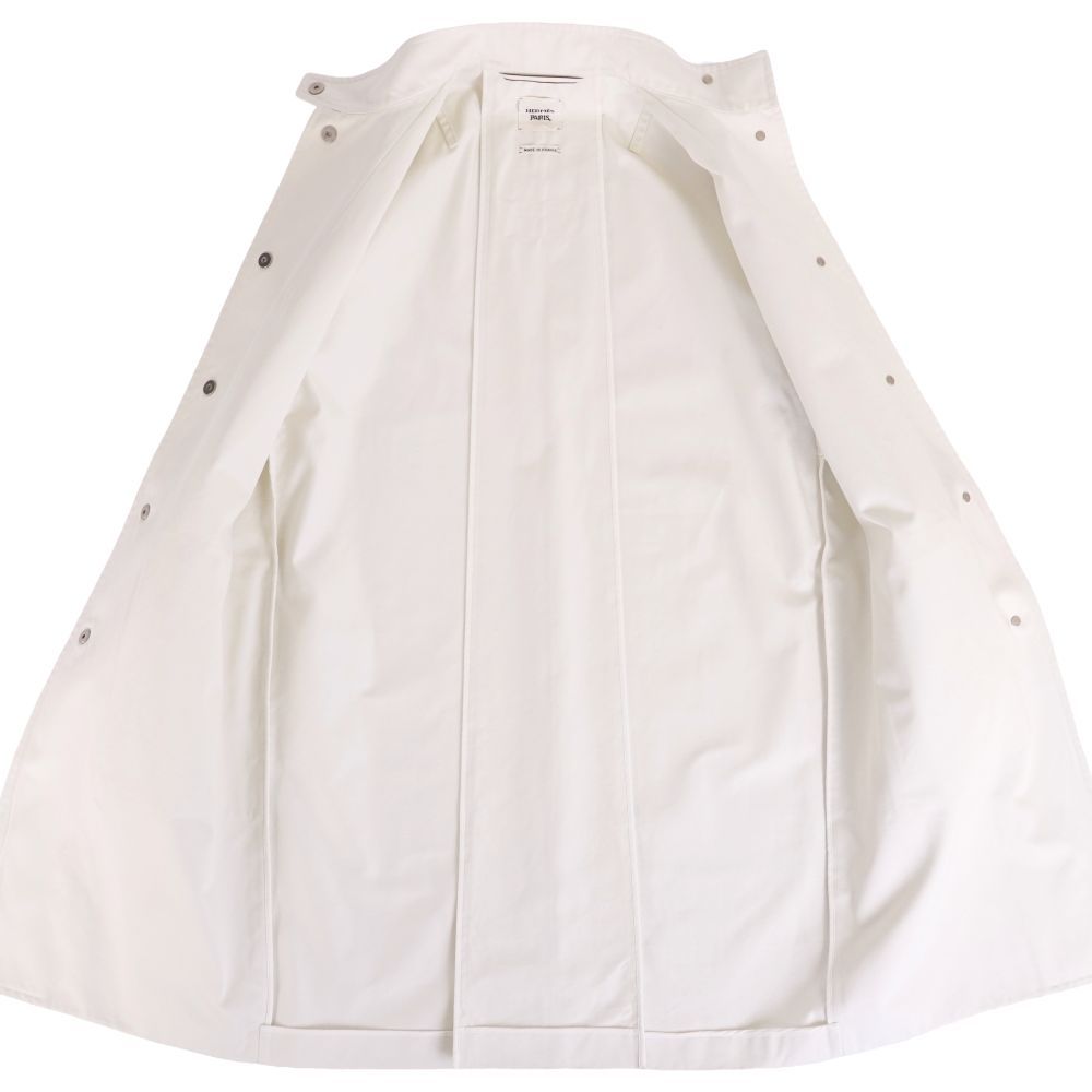Hermes Coat Long Cotton Gabarge — view 7