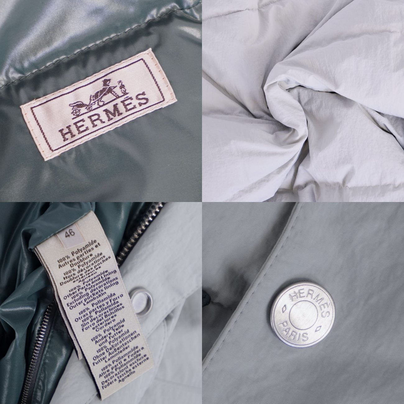 Hermes Vest Down Jacket Nylon Serievo — view 7